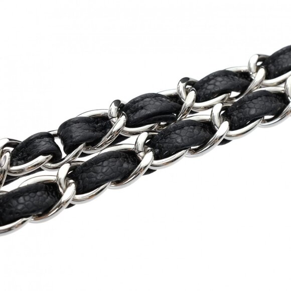 CHANEL Matrasse W flap ChainShoulder 11.8" Black/Noir - Picture 4 of 12